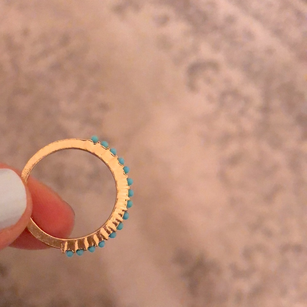 Gorgeous Stackable Turquoise Ring - image 8